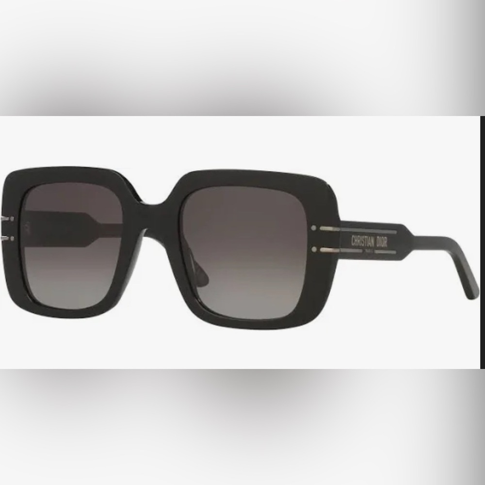 Dior Signature Square Authentic Oversize Black Sunglasses Full inclusion - Picture 15 of 15